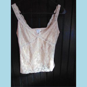 Lace tank top